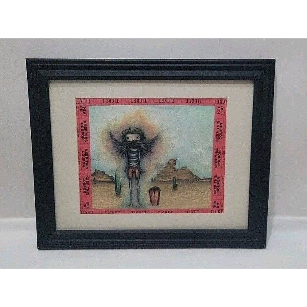 Nina Marinick Original Framed Artwork OOAK Signed Artist